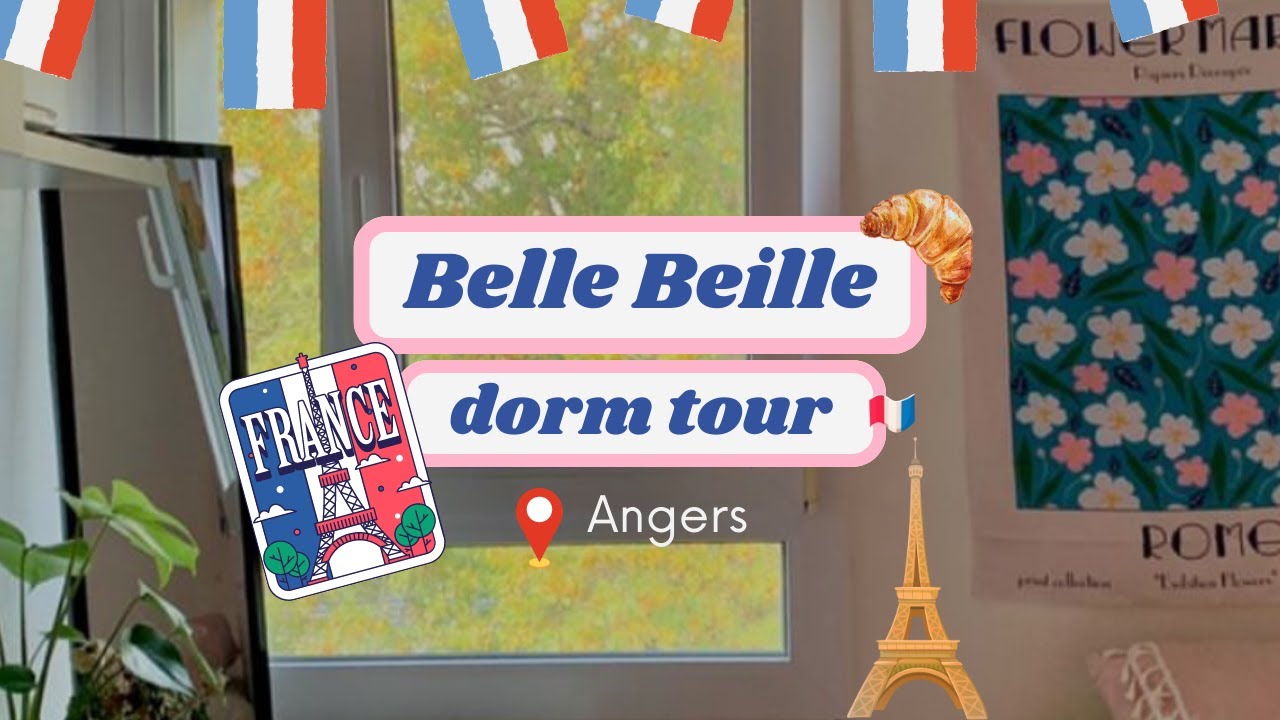 [SHORT TOUR]  BELLE BEILLE dorm in Angers I France Life