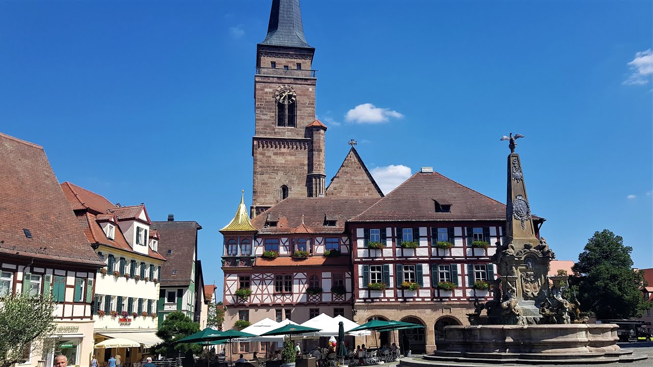 Schwabach ev. Stadtkirche St. Johannes und St. Martin altes Plenum