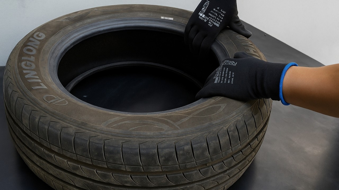 Billions of people don't know this! Put cement in an old tire and be amazed by the results.