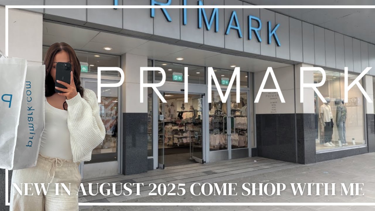 NEW IN PRIMARK AUGUST 2025 COME SHOP WITH ME VLOG 🤍 autumn decor, pyjamas, clothing & accessories
