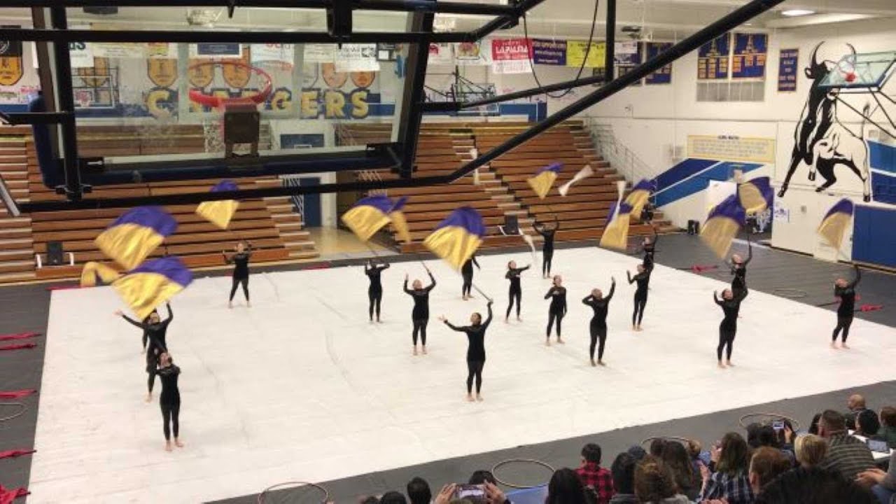Tetzlaff Middle School Colorguard Rewrite the Stars 2019
