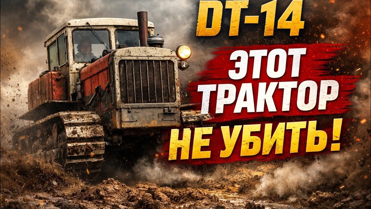 DT-14 &ndash; ЭТОТ СОВЕТСКИЙ ТРАКТОР НЕ УБИТЬ ДАЖЕ СПУСТЯ 50 ЛЕТ!