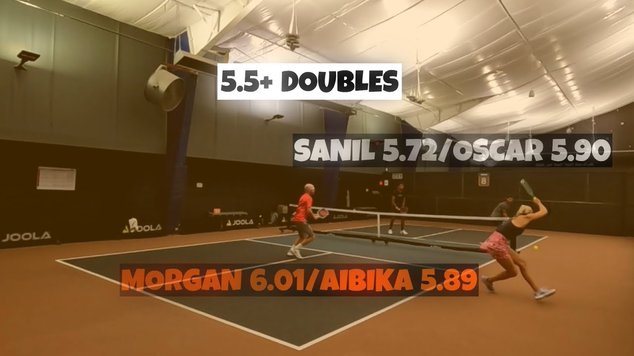5.5+ Doubles🔥🏓 | Morgan/Aibika🆚Sanil/Oscar #pickleball #pickleballdoubles