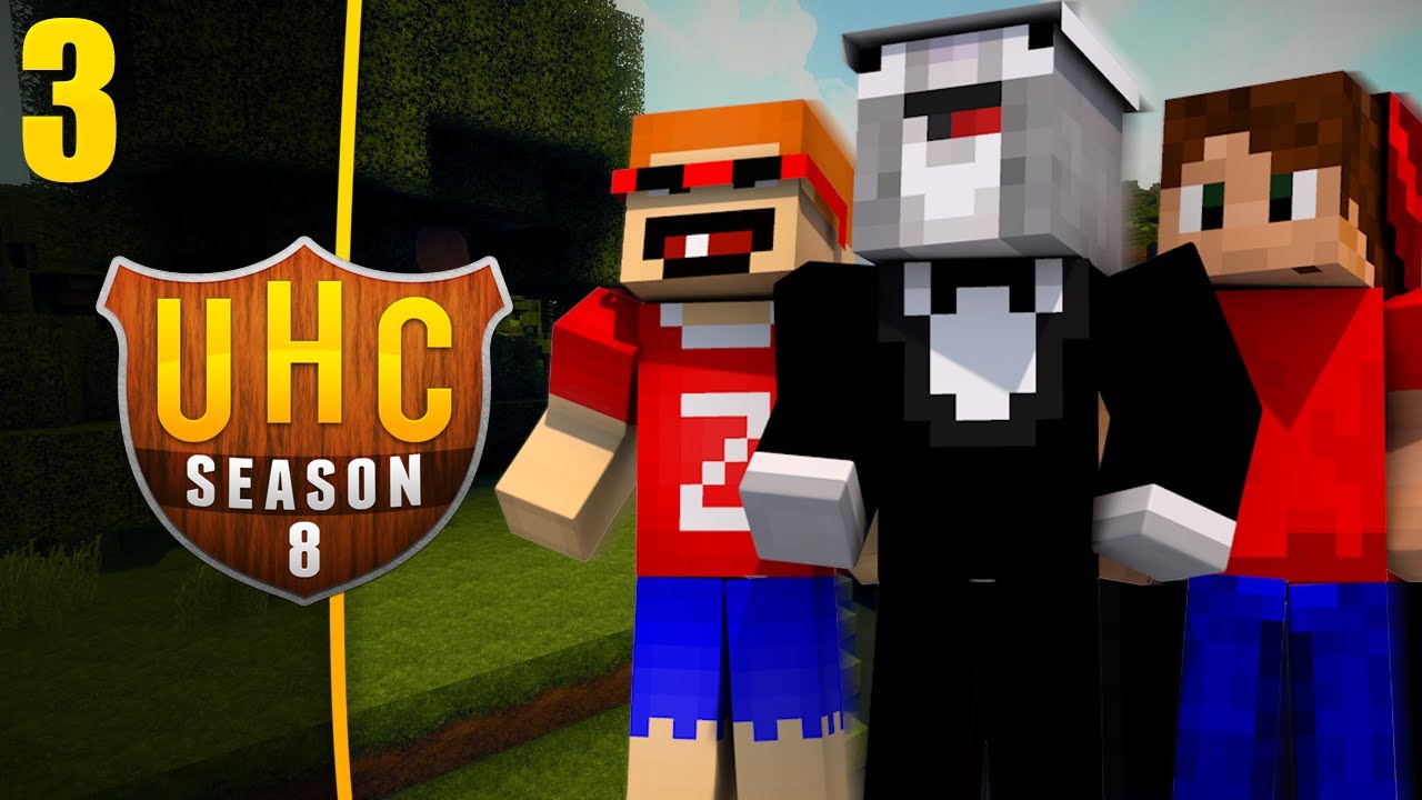 Minecraft Cube UHC (Ultra Hardcore) Season 8- Episode 3 - I LOVE YOU CAVE!