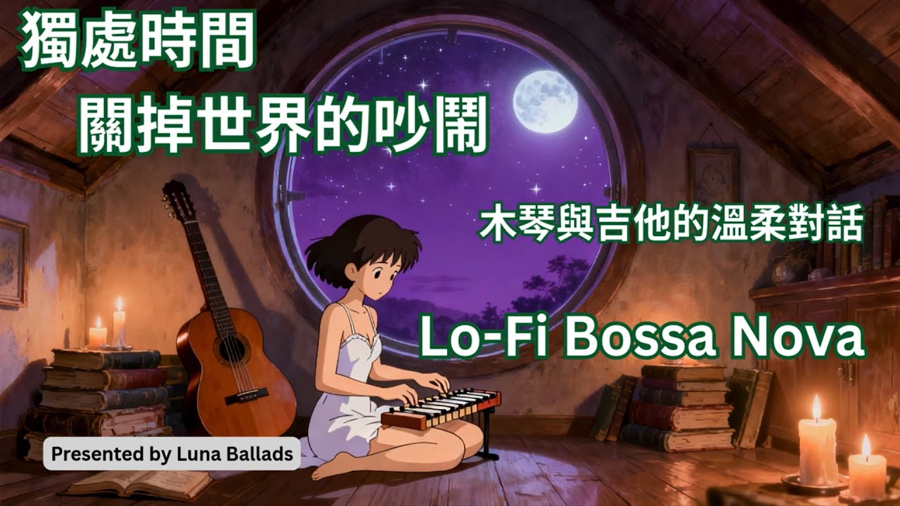 聽見藍天的聲音 I LoFi Bossa Nova I 獨處時間 | 關掉世界的吵鬧：木琴與吉他的溫柔對話