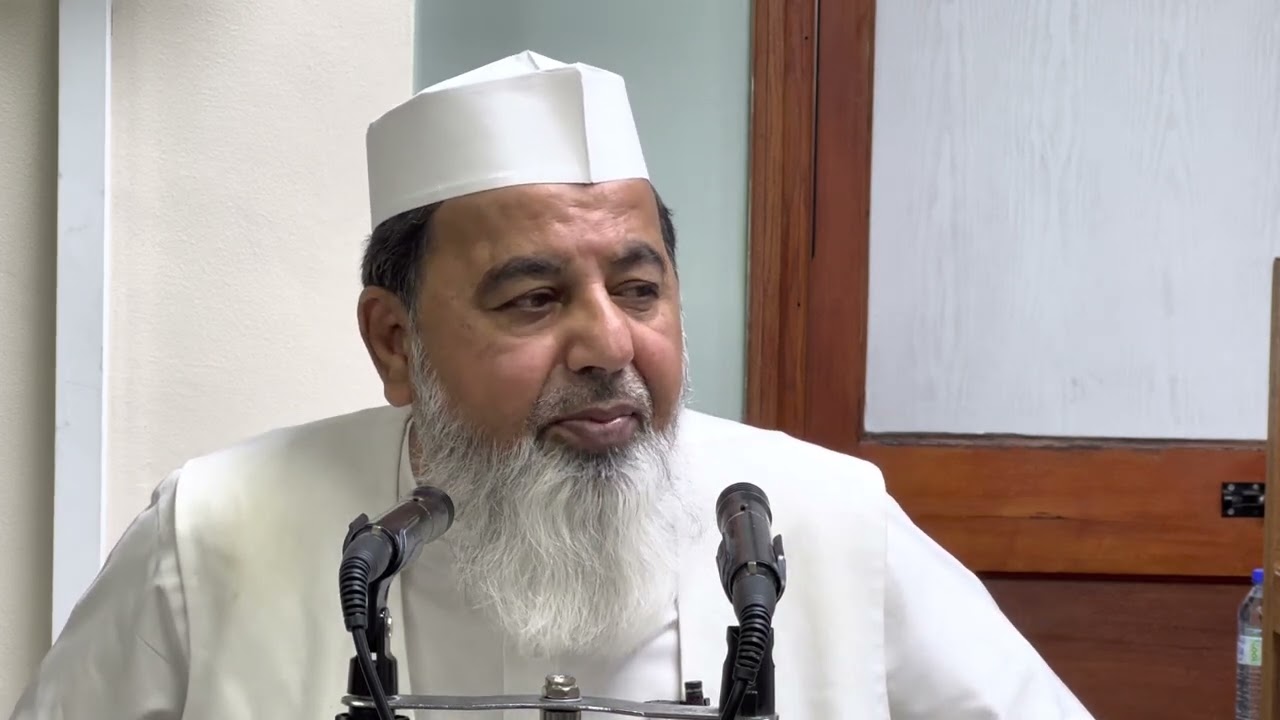 علامہ انور شاہ کشمیری کے پوتے علامہ احمد خضر شاہ صاحب کا خوبصورت بیان۔