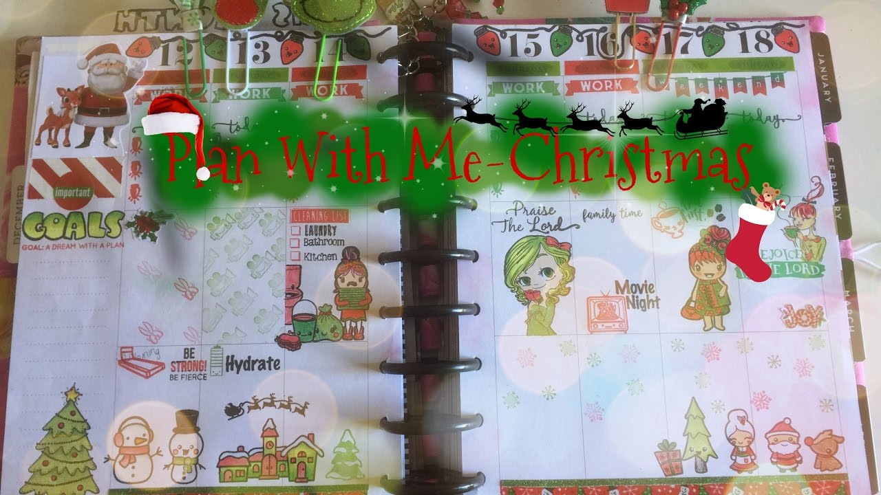 Plan with Me Traditional Christmas