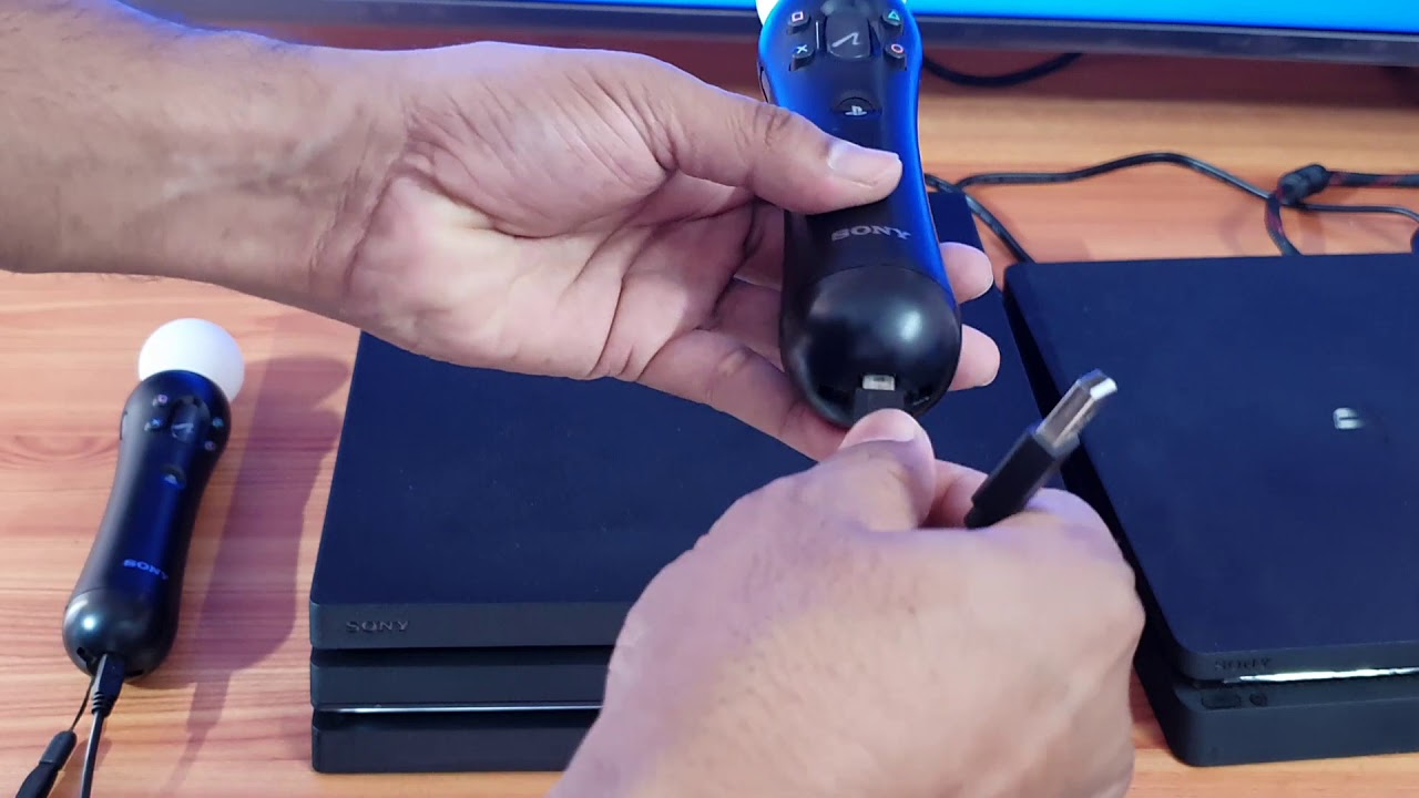 Как зарядить контроллер движений PS4 Move в режиме сна консоли PS4?