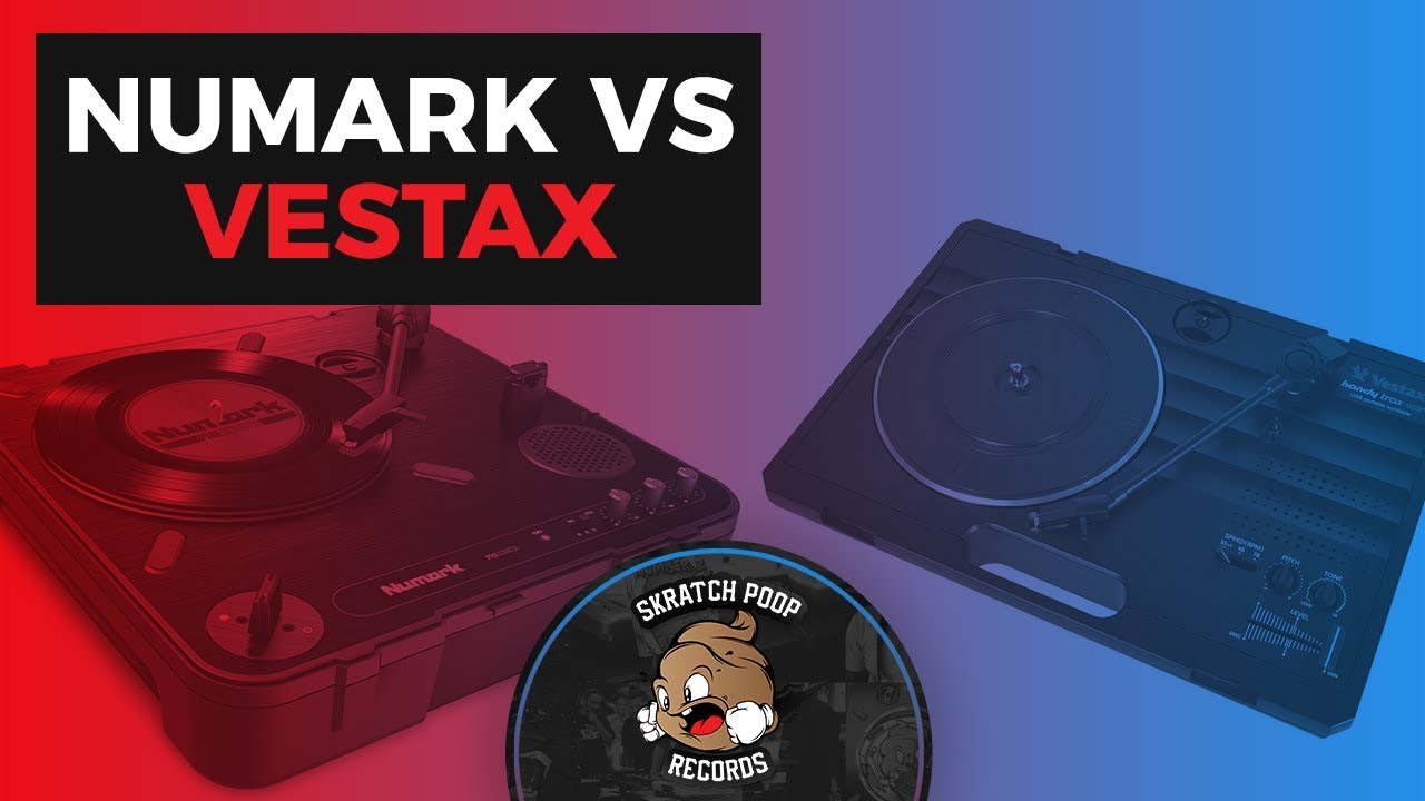 Numark PT01 Portable Turntable Vs Vestax Handytrax Portable turntable - Portablist