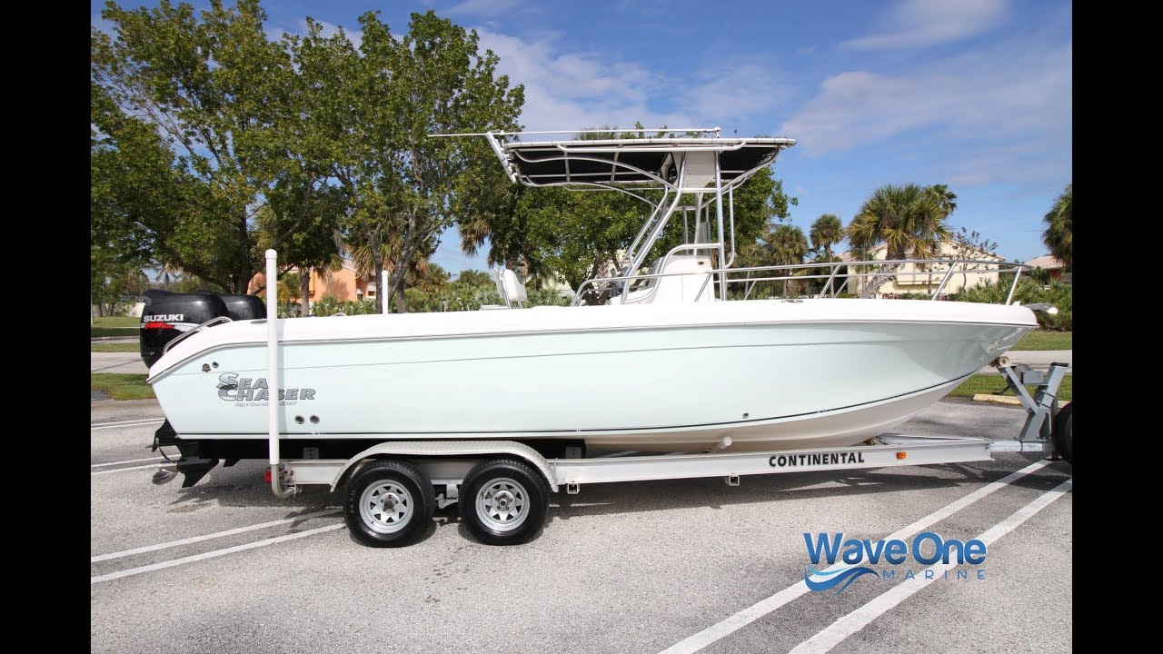 SOLD - 2006 Sea Chaser 2400 CC - Twin Suzuki Four Strokes  - Only 305 Hours! - SEA TRIAL