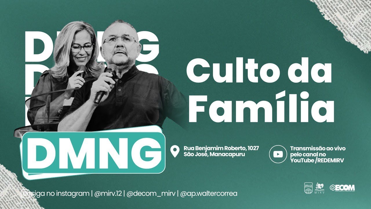 CULTO DA FAMÍLIA - 22.02.26
