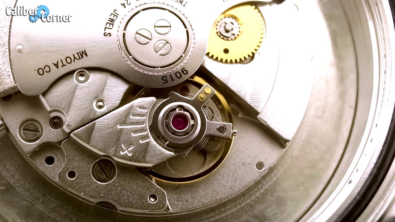 Miyota caliber 9015 Automatic Movement in a Deep Blue Dive Watch