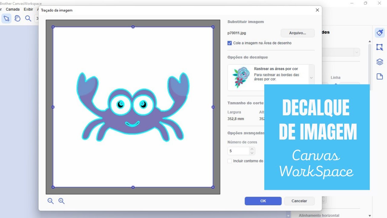Como fazer Decalque no Canvas Workspace
