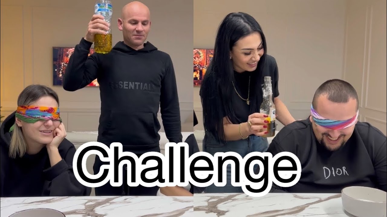 Challenge//Kush ben smoothie me te mire me sy mbyllur//Gati na helmuan 😅//Dezi Lami