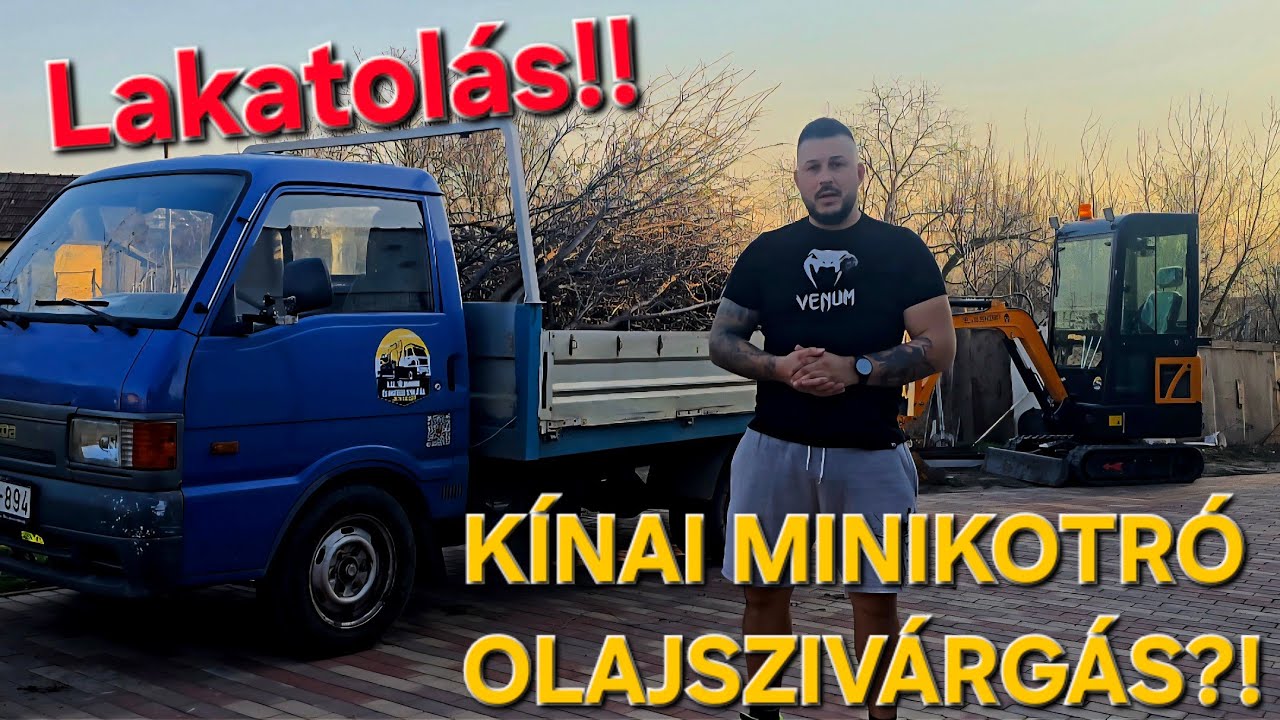Kínai minikotró OLAJSZIVÁRGÁS?!😱 Mazda lakatolás. 🔥🔥