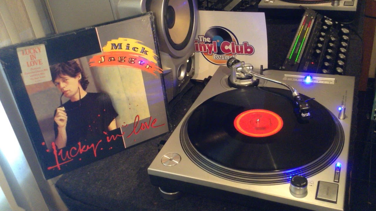 Mick Jagger ‎– Lucky In Love (Dance Mix) Vinyl, 12