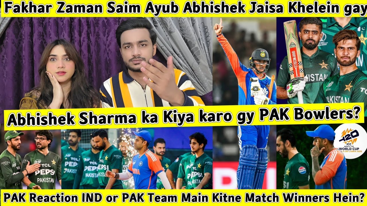 Abhishek Sharma Kay Liye Pakistan Ready hai?IND Vs PAK T20 Squad Comparison T20 Main BABAR ki Entry😱