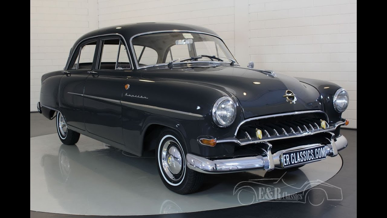 Opel Kapitän 1955 6 cyl -VIDEO- www.ERclassics.com