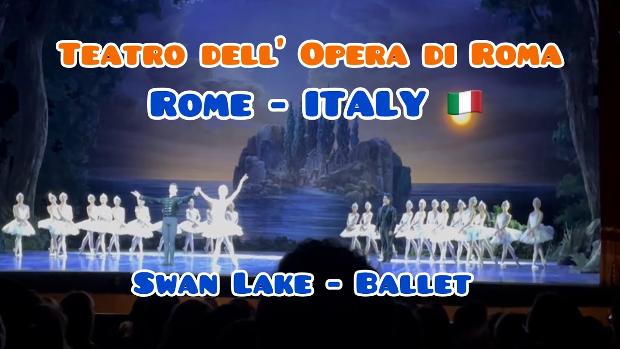 Teatro dell&rsquo; Opera di Roma - Rome, Italy 🇮🇹 #ballet #swanlake #operahouse #rome #italy #europe #vlog