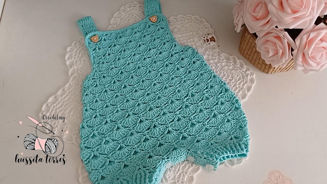 ¡NUEVO! ROPA DE BEBÉ A CROCHET CON DETALLES UNICOS AMARAS TEJER ESTA BELLEZA FÁCIL DE TEJER