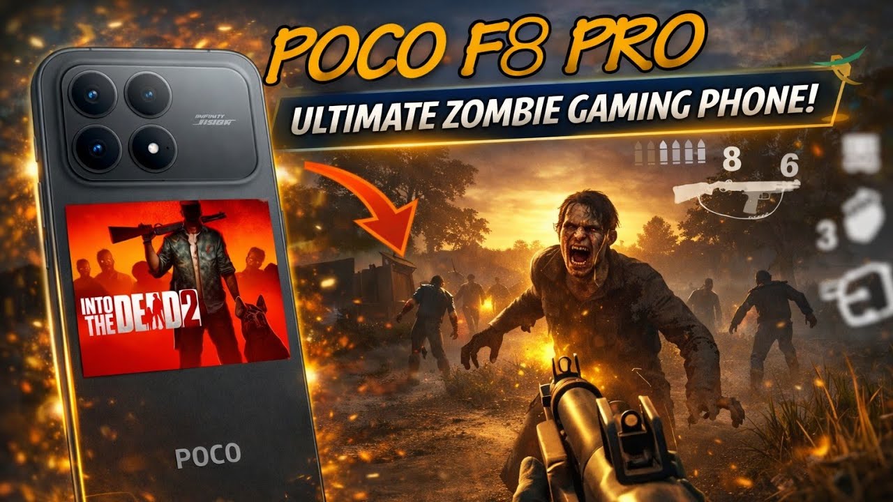 POCO F8 PRO Game Test | Into the Dead 2 | Snapdragon 8 Elite (Gen 4)