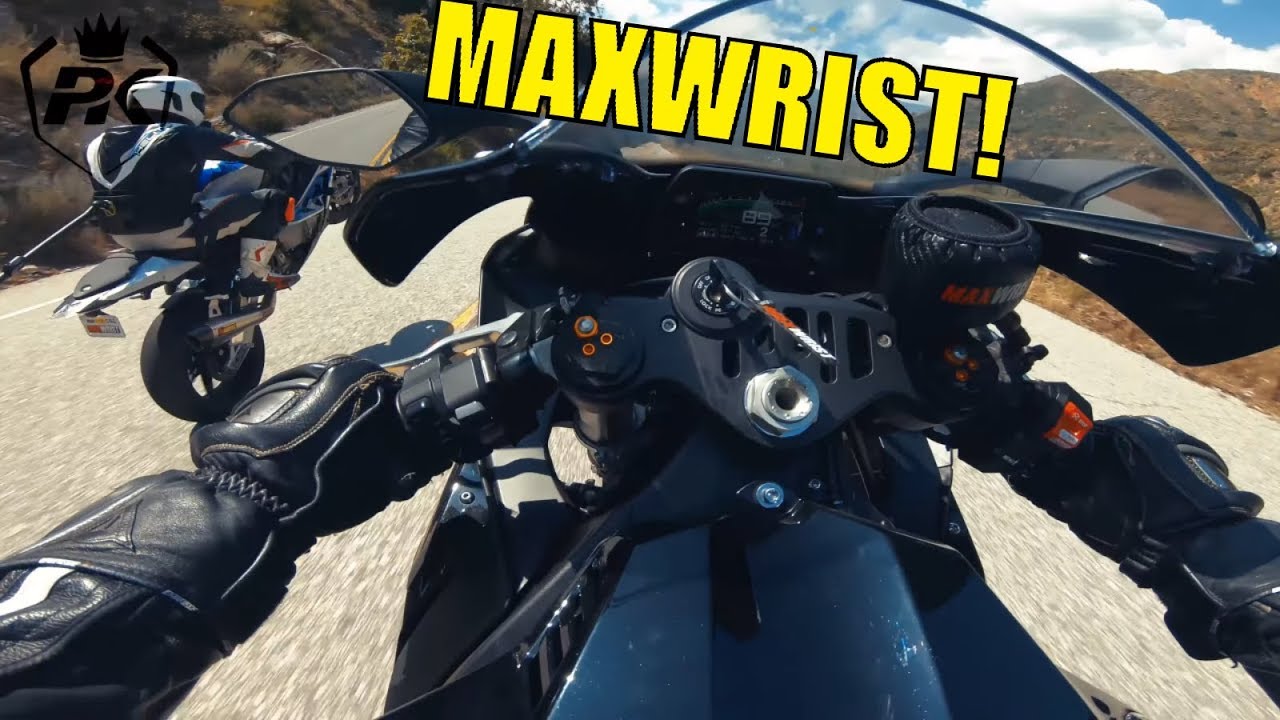 MAXPASS on MAXWRIST! Yamaha R1 is INSANE!