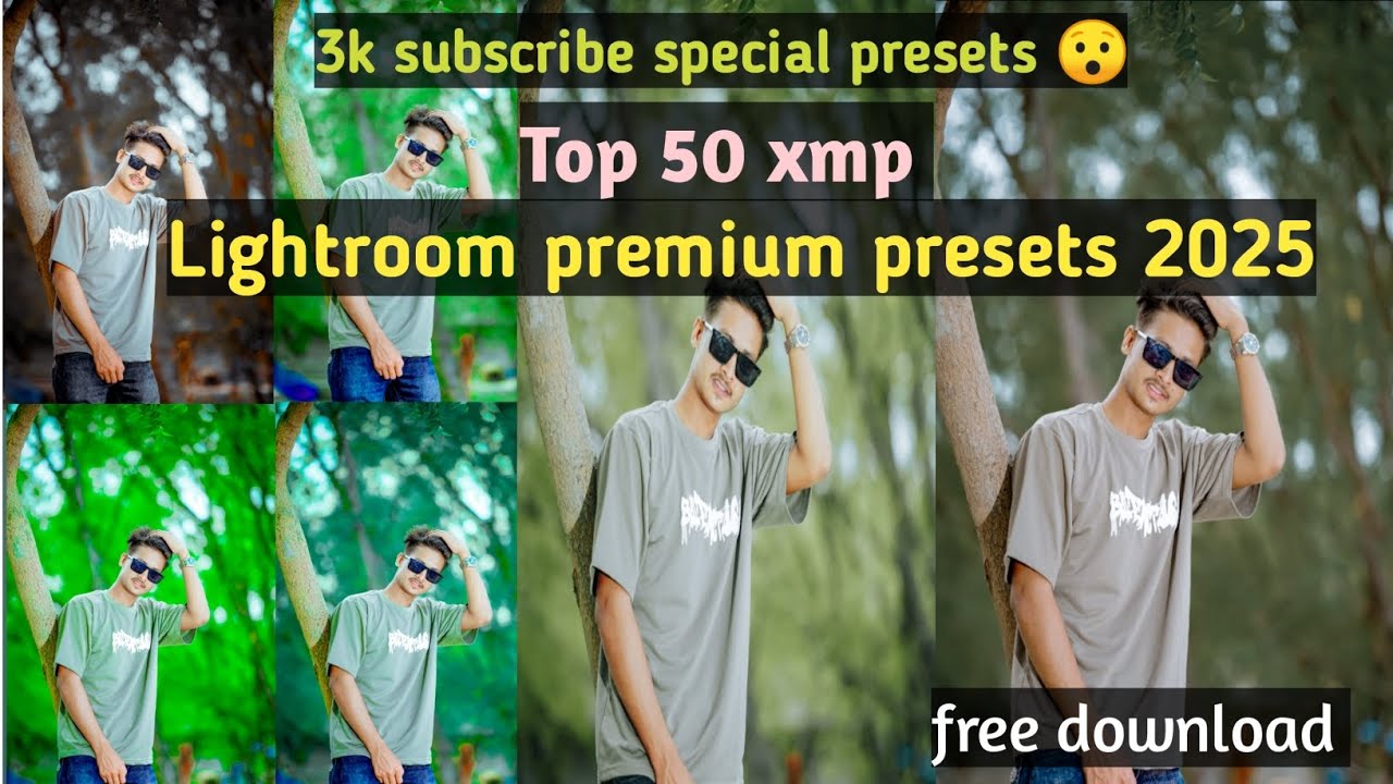Top 50 4k xmp Lightroom premium presets 2025 ! 3k subscribe special 4k presets free download
