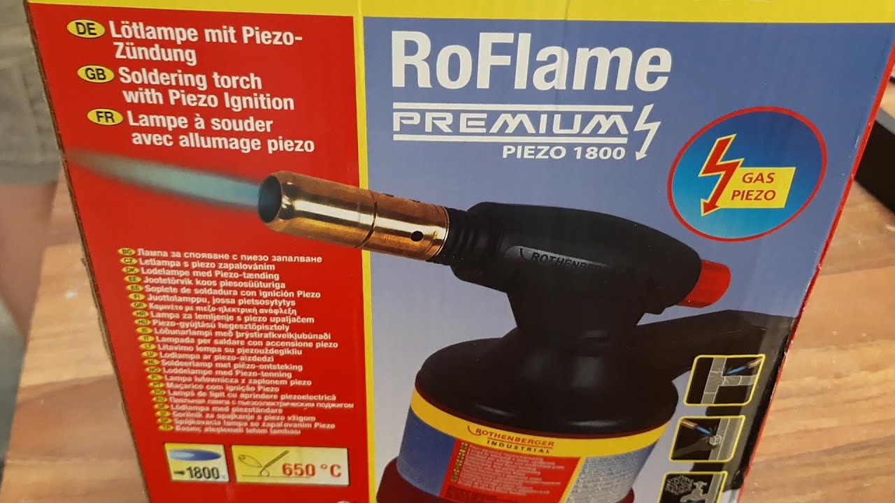 Unboxing & Review Roflame Premium Piezo 1800