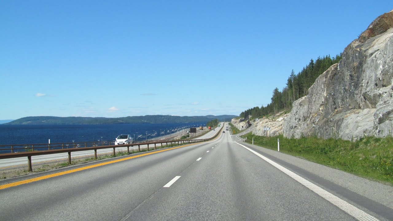 Norway: E6 along Lake Mjøsa