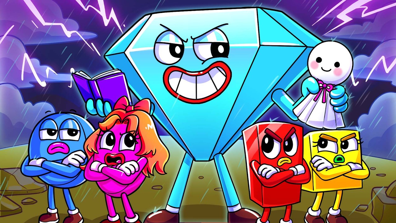 SAVE THE SHAPES Ignores Everyone For 24 Hours?! Cartoon Animation