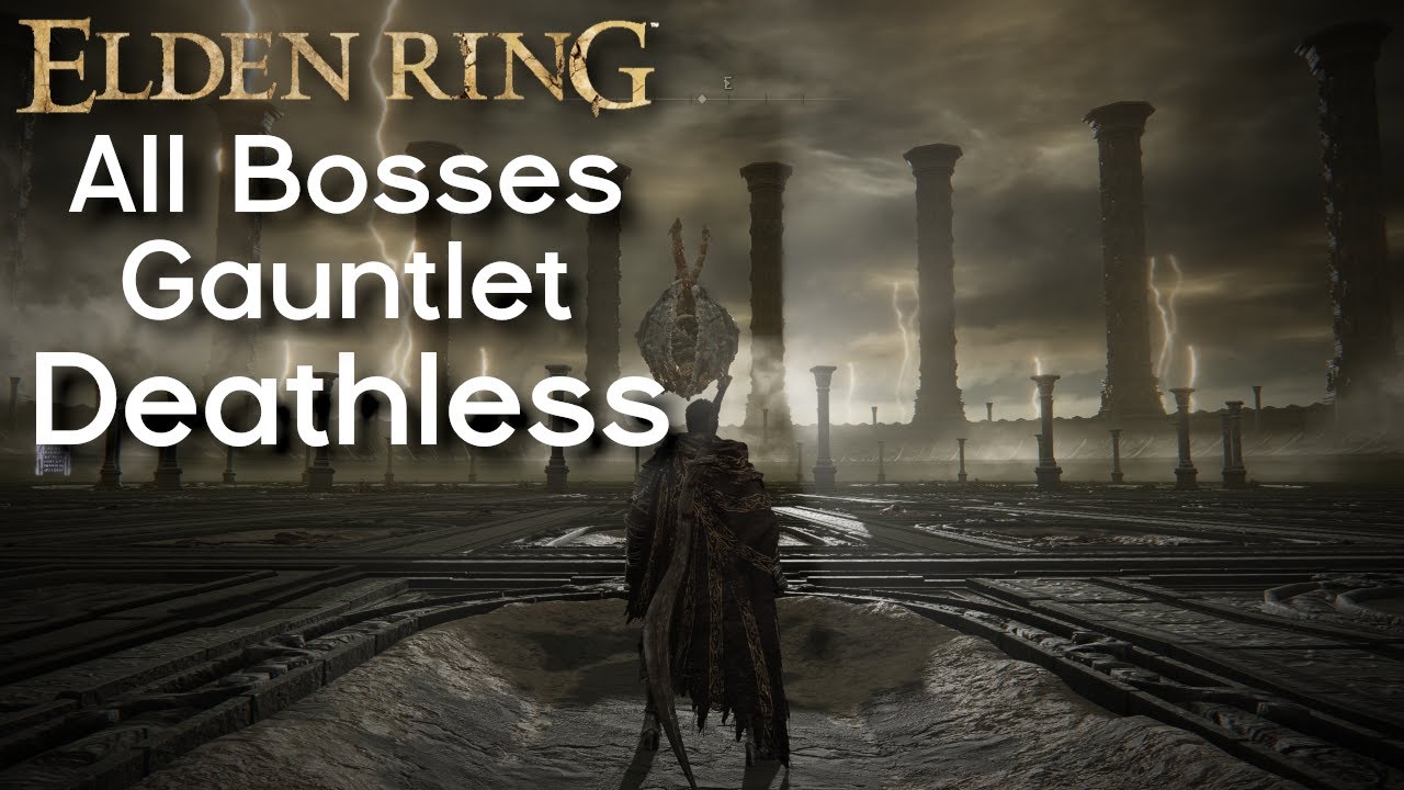 Elden Ring Gladiator Gauntlet Challenge - All Bosses Deathless Randomized