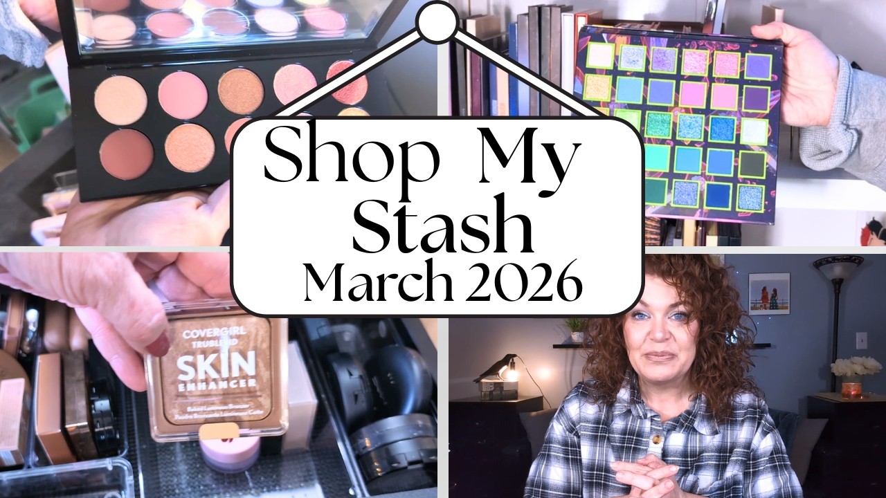 March Shop My Stash 🌷 Transitioning to Spring Makeup (Over 50)