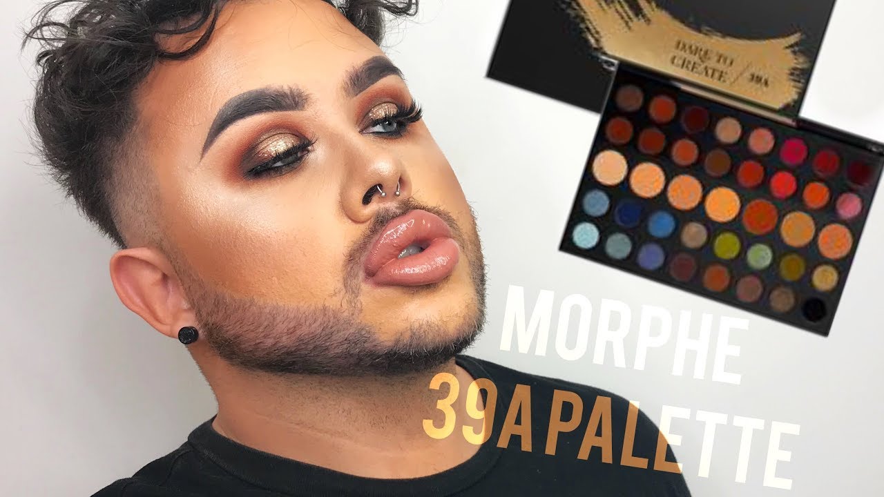 MORPHE 39A PALETTE | FIRST IMPRESSIONS REVIEW | WARM GLITTER SPOTLIGHT EYE TUTORIAL | ALLAN CRAIG
