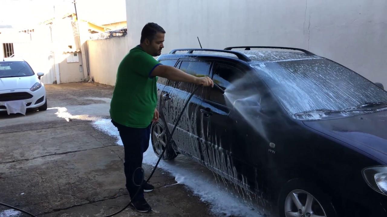 Bico Curto Regulável com Mangueira para Lavadora Karcher K2