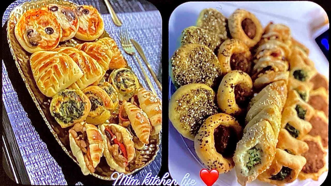 معجنات مشكله 🥐 بعجينة قطنية مثل الريشة احلى وصفة فطائر ممكن تجربوها رهيبة 👌🏻 