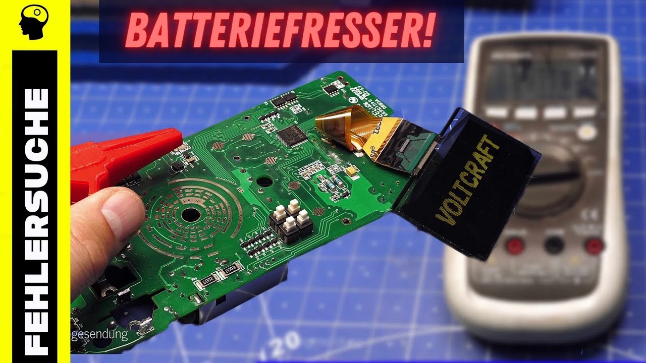 Fehlersuche: VC890 frisst Batterien | falsche Messbereiche!