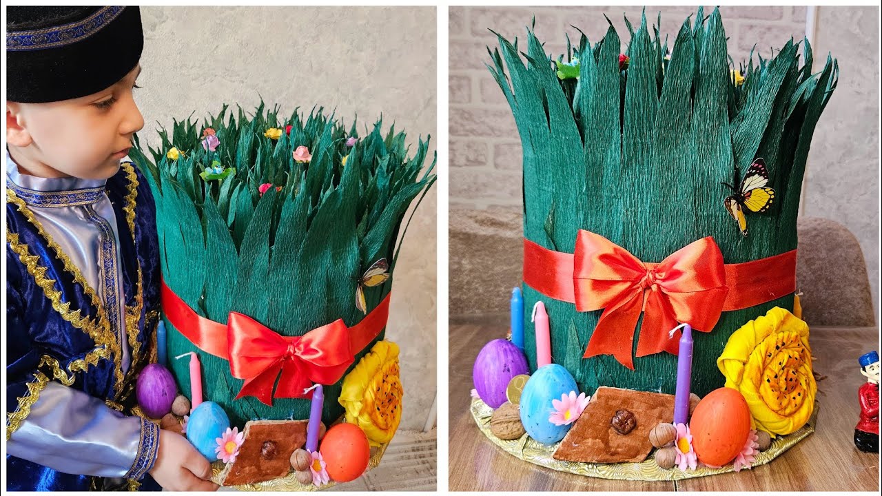 Kağızdan böyük səməni hazırlamaq | Kağız Səməni #səməni #semeni #novruz #