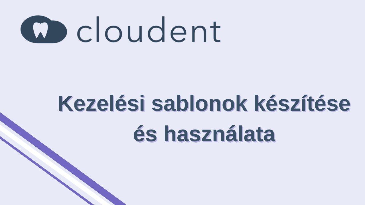 Kezelési sablonok készítése és használata (NEAK és magán)