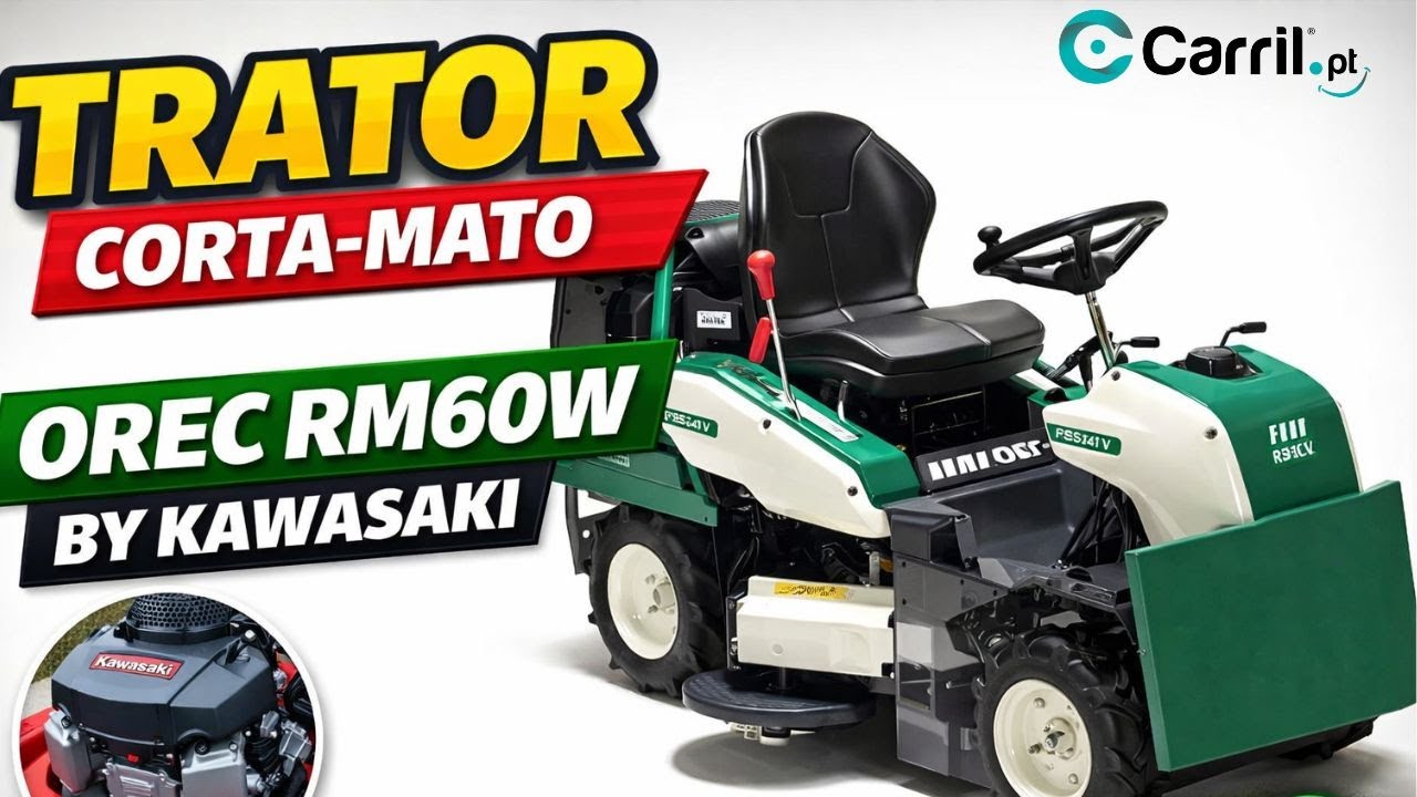 Trator Corta Mato para Vinhas OREC RM60W by Kawasaki