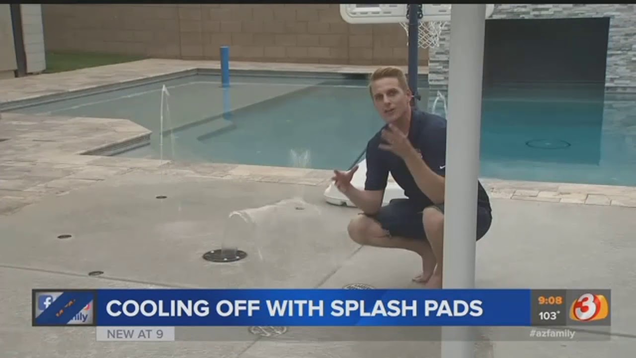 VIDEO: Backyard  splash pads making a splash