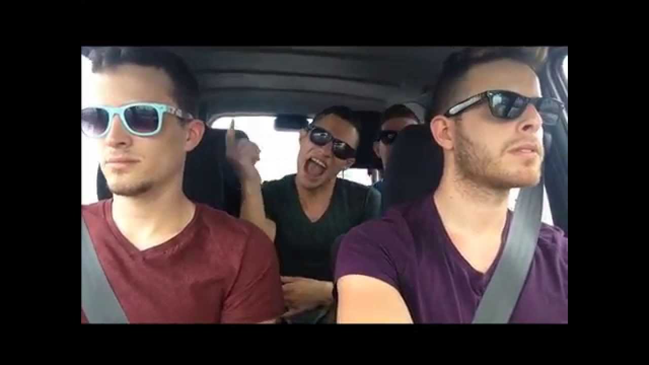 Say You'll Be There - Men lip sync in the car