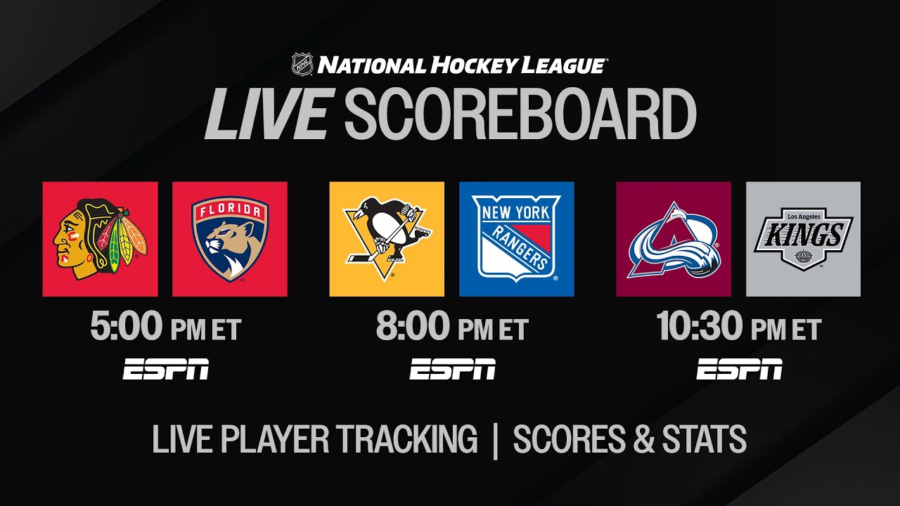 LIVE NHL Scoreboard: Colorado Avalanche vs. Los Angeles Kings | Updates for All GamesTonight!