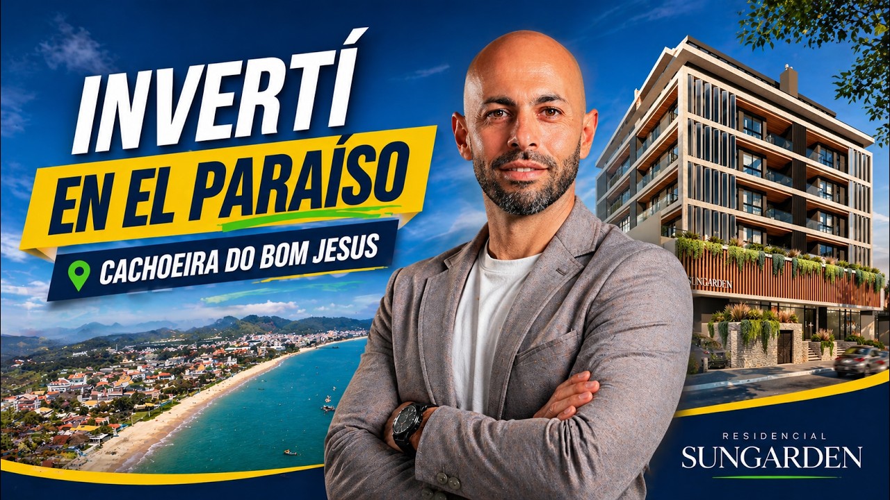 Residencial SunGarden - Lanzamiento en Cachoeira do Bom Jesus 🇧🇷 a 200 m del mar