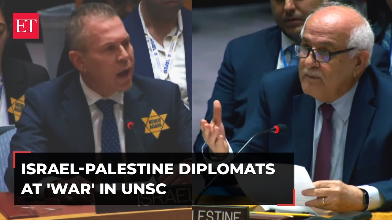 Israel-Palestine representatives at 'war' in UNSC emergency meet