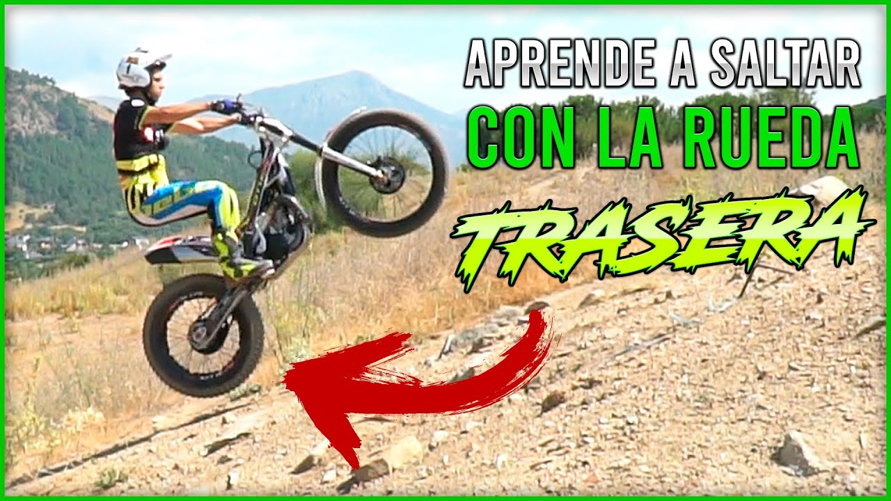 Cómo EMPEZAR a BOTAR con la RUEDA TRASERA en TRIAL ✅ [Técnicas AVANZADAS] ⚠