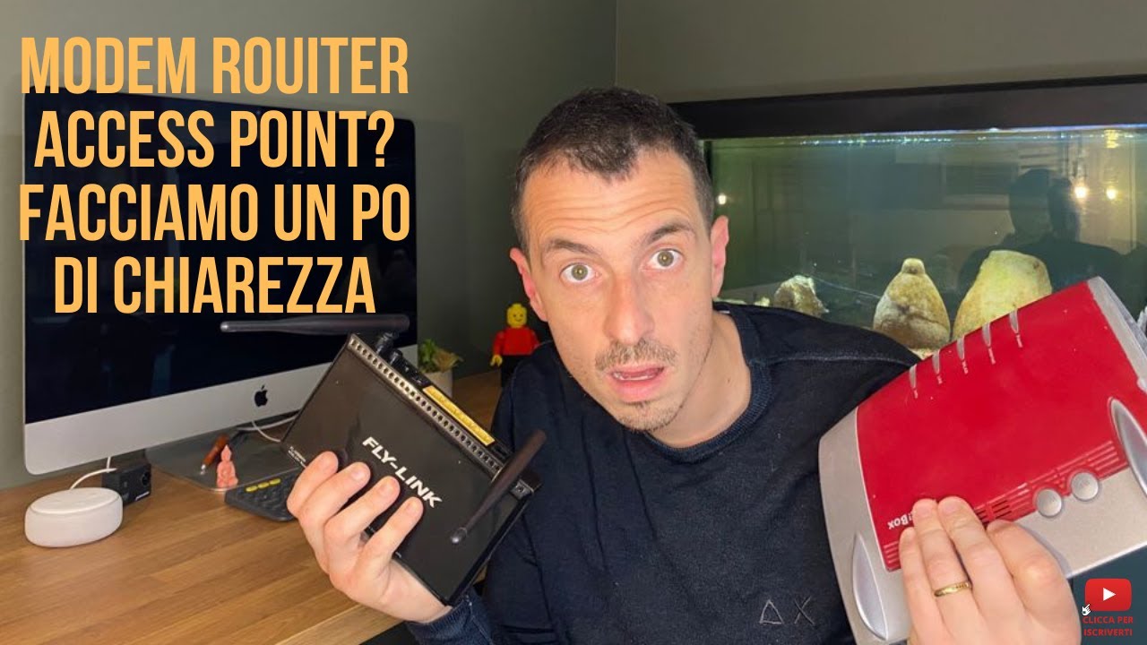 Modem Rouiter Access point?  Facciamo un po di chiarezza.
