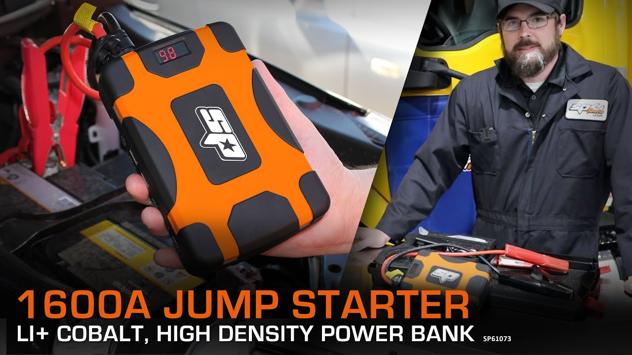 1600A Jump Starter Li Cobalt High Density Power Bank - SP TOOLS (SP61073)