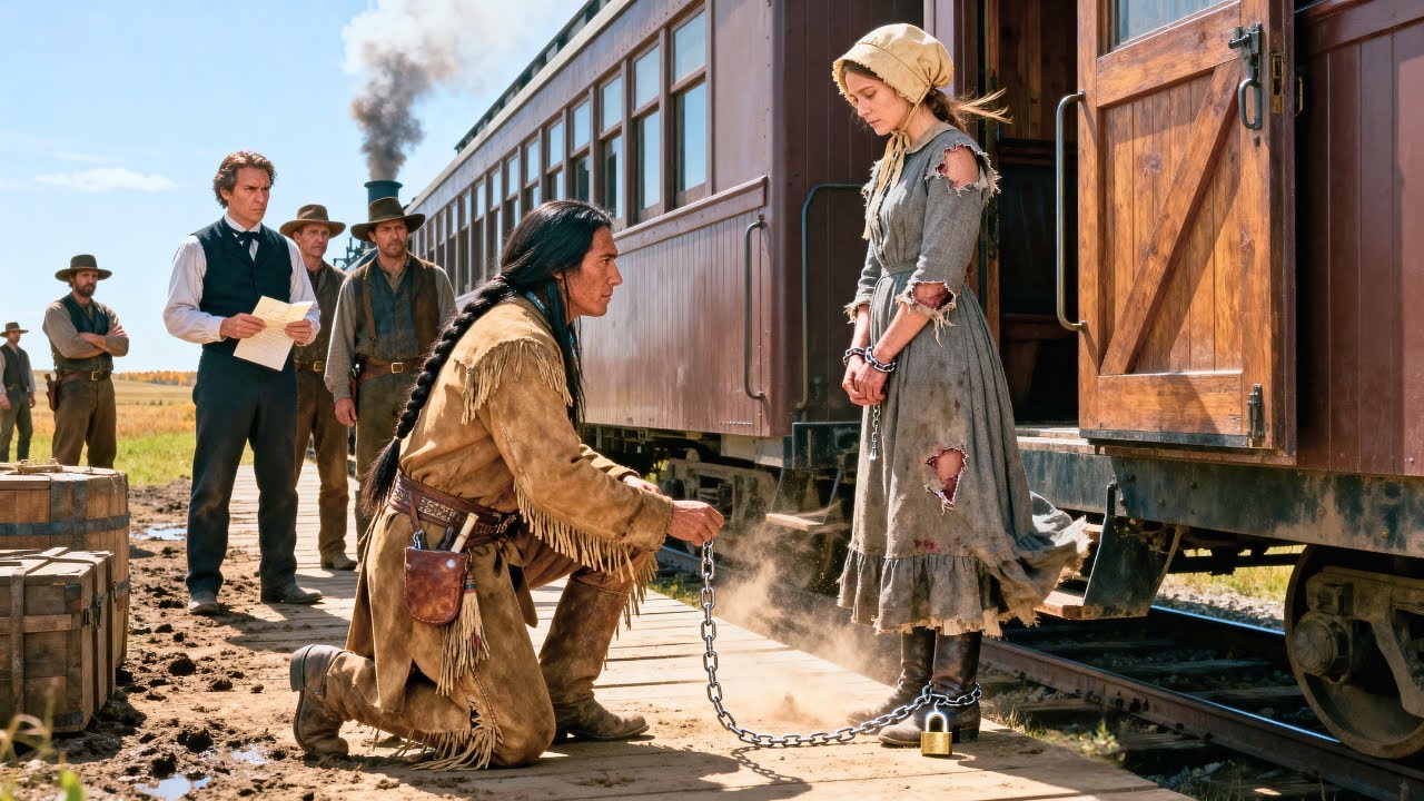 The Mail-Order Bride Arrived Chained — But the Lakota Warrior Untied Her With a Prayer