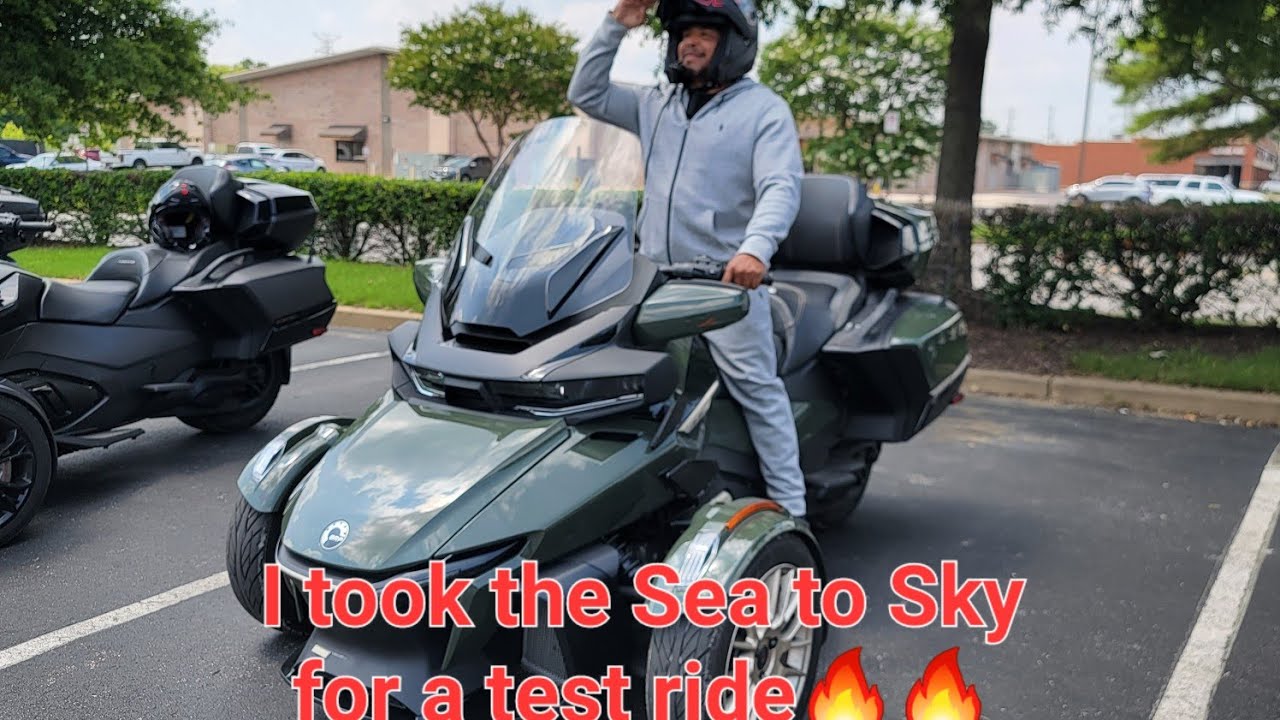 I took the Sea to Sky Spyder RT for a test ride