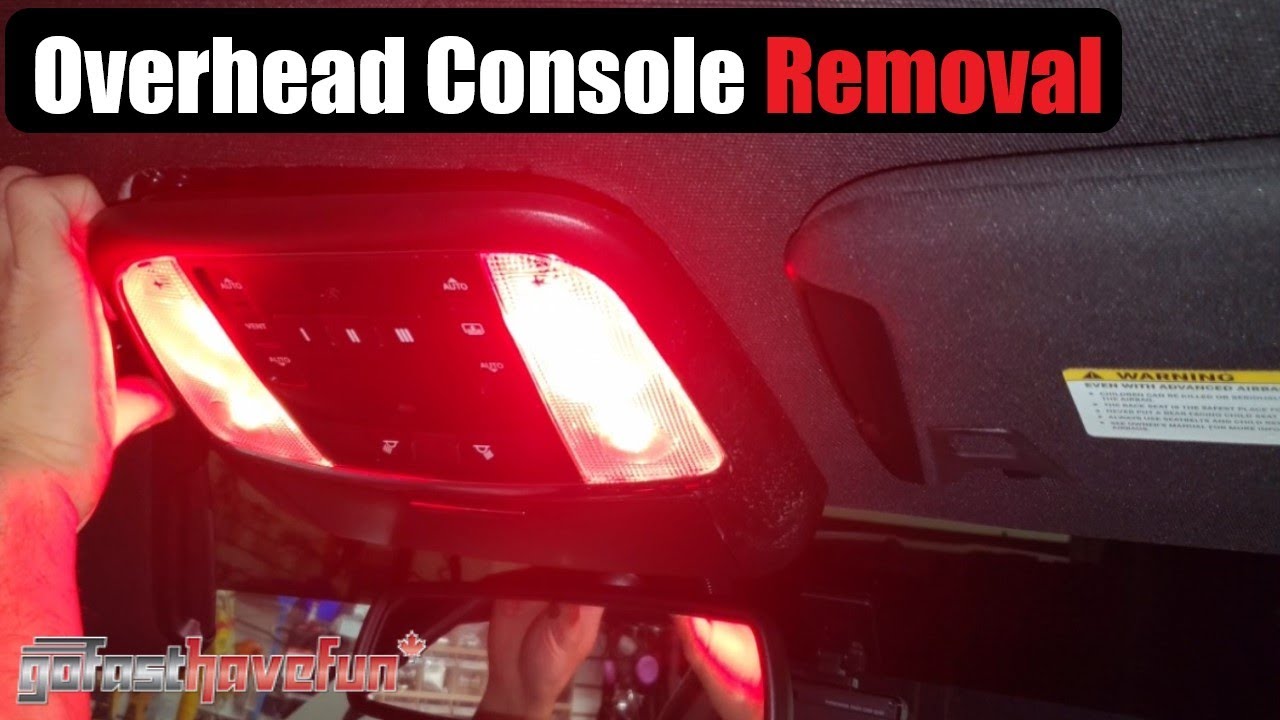 How To Chrysler, Dodge & Jeep Overhead Console Removal and Map Light BULB REPLACEMENT | AnthonyJ350